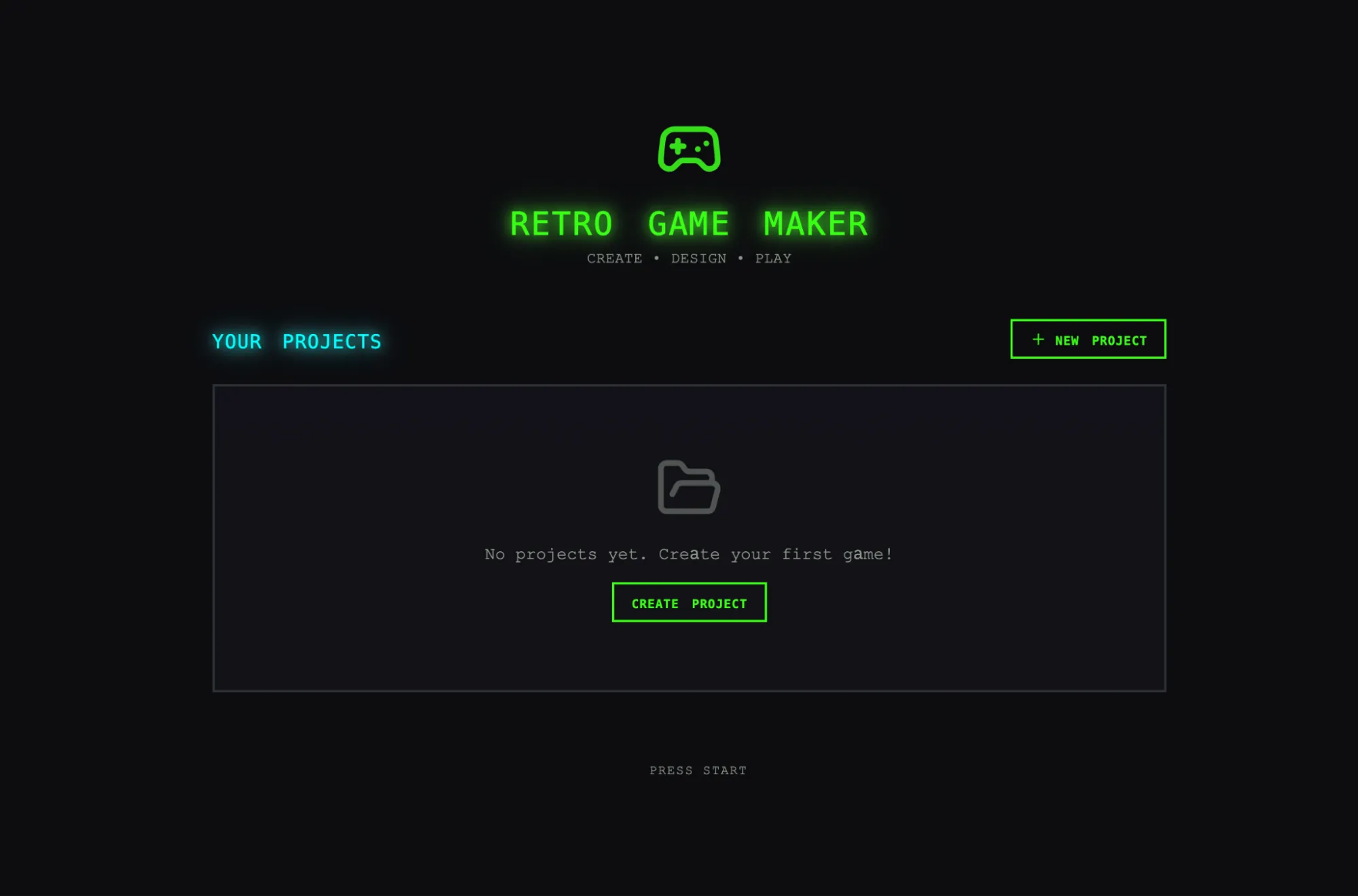 Solo initial screen