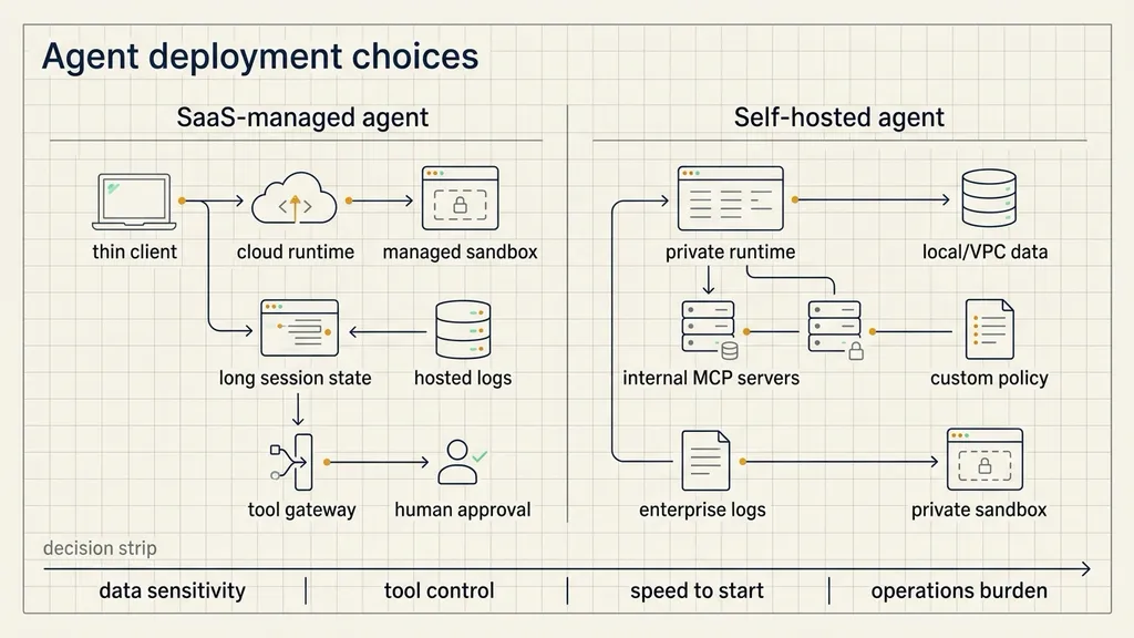 Agent deployment choices