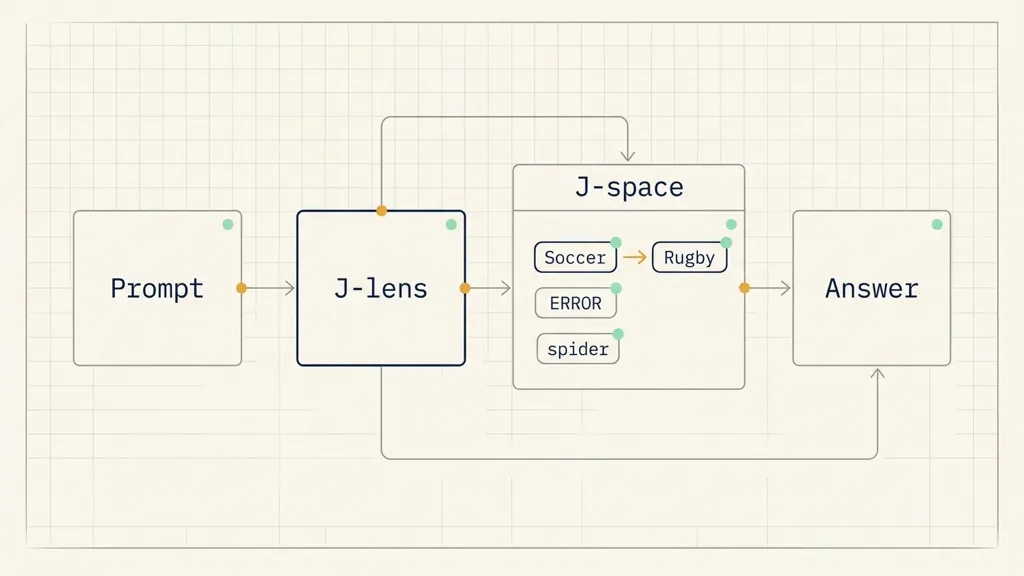 J-lens 读取和干预 J-space