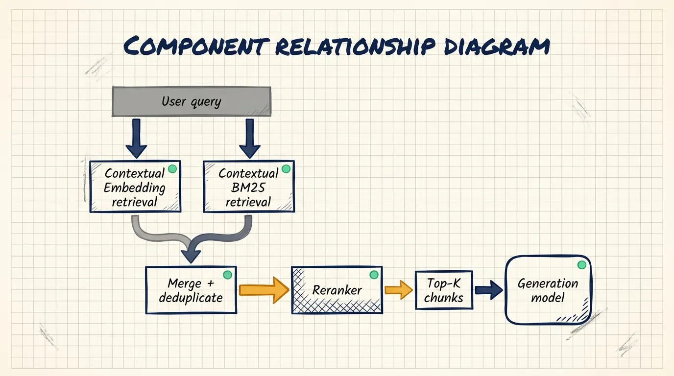 Retrieval stack with reranking