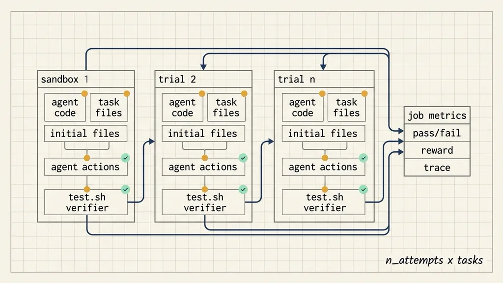 Trial isolation and verifier loop