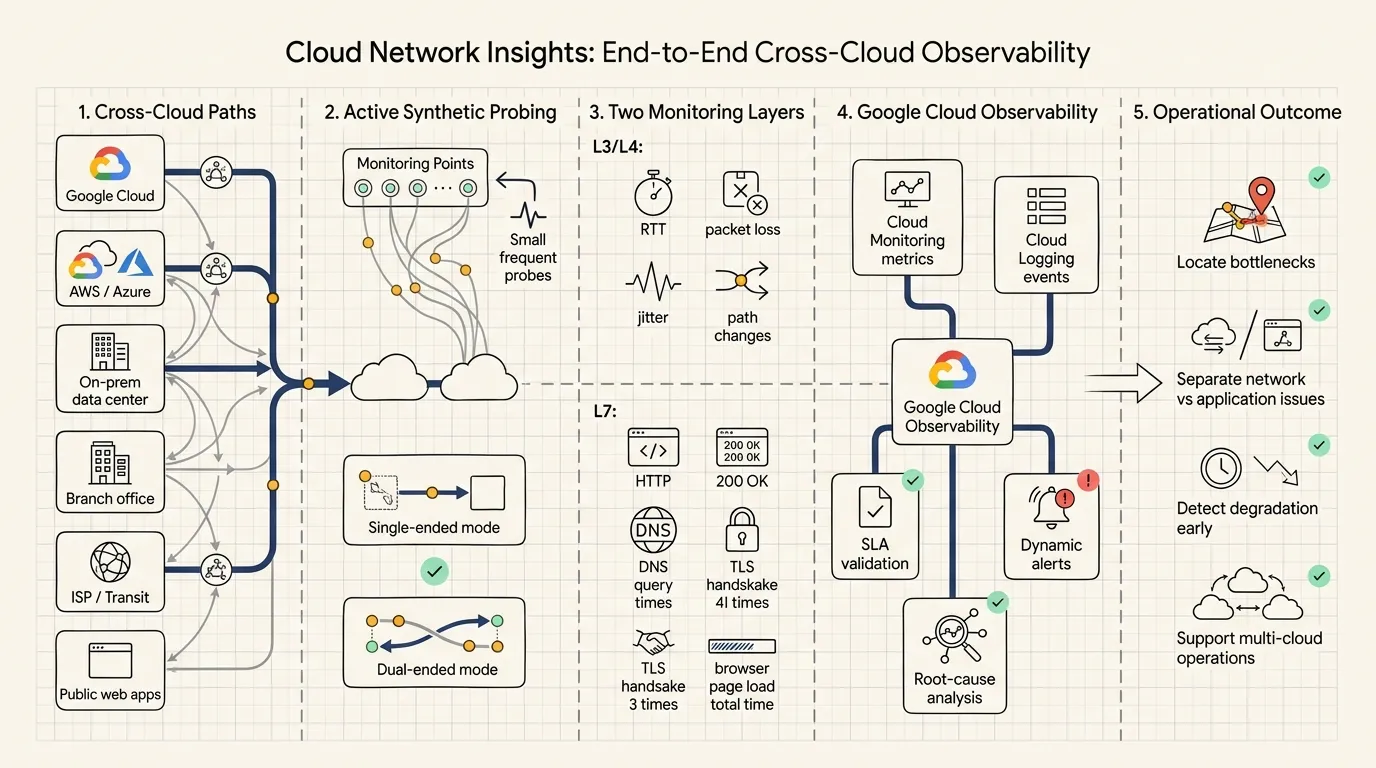 Cross-cloud observability stack