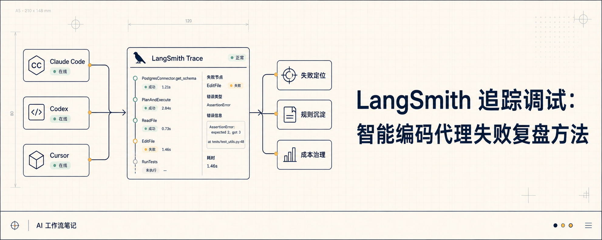 LangSmith 追踪调试：智能编码代理失败复盘方法